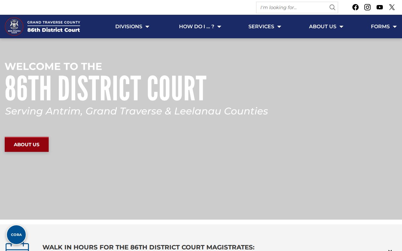 Legacy court information for Leelanau County criminal case records