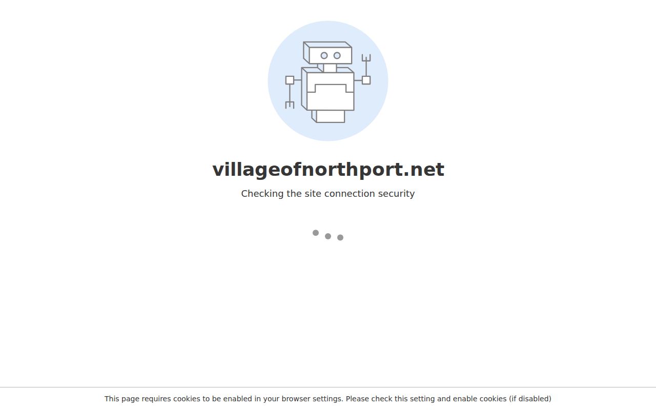 Northport village homepage for local criminal record context